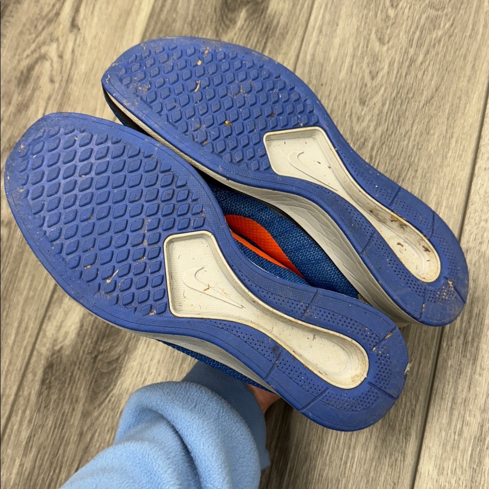 Nike Dualitone Racer  Blue and Orange Sneakers - Picture 5 of 6